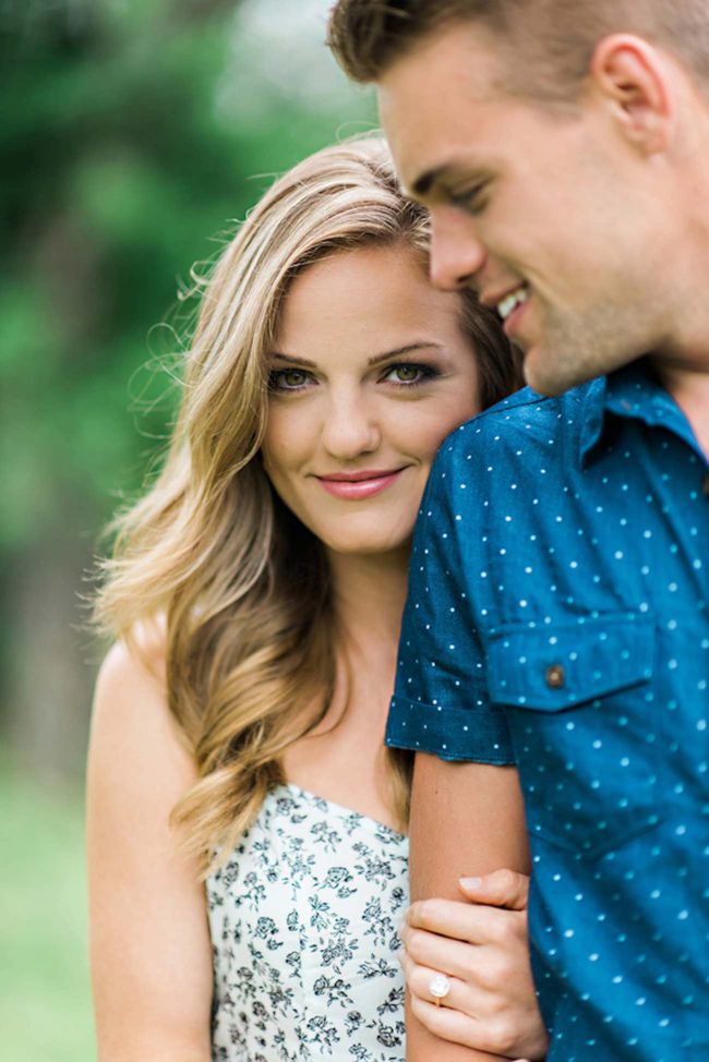 Outdoors Nova Scotia field and woods engagement shoot | Candace Berry Photography