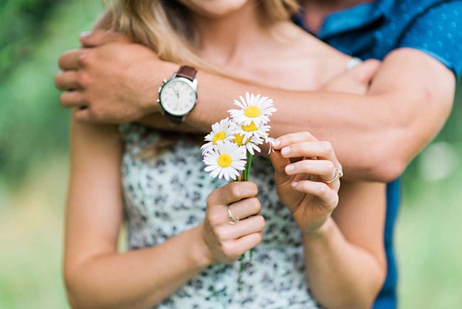 Outdoors Nova Scotia field and woods engagement shoot | Candace Berry Photography