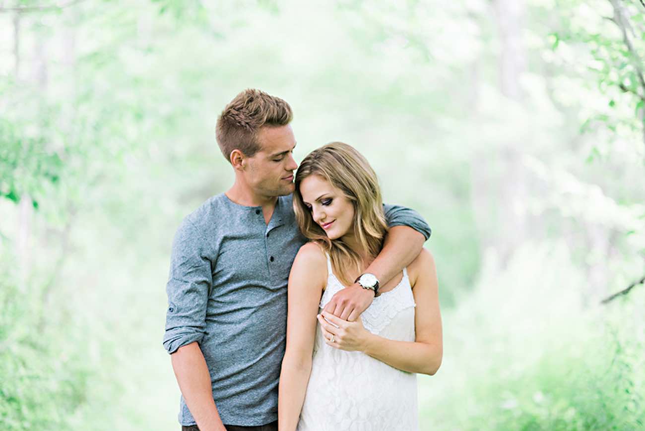 Outdoors Nova Scotia field and woods engagement shoot | Candace Berry Photography