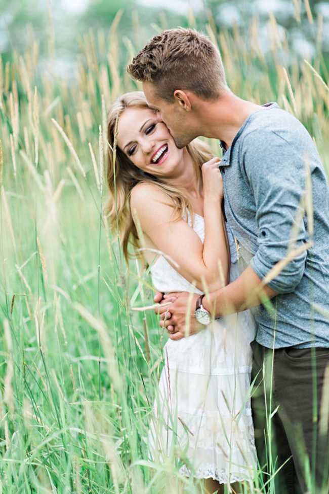 Outdoors Nova Scotia field and woods engagement shoot | Candace Berry Photography