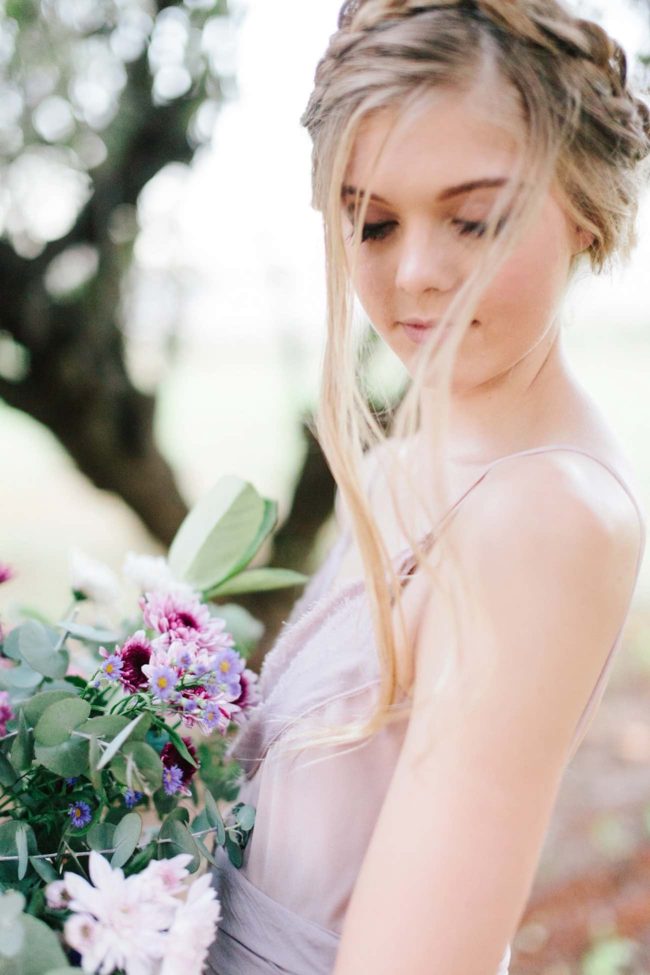 Perfectly pretty pastel flower farm engagement photo shoot ideas. Pics: LF Photography
