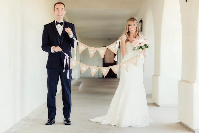 Peach Pink Palos Verdes Wedding - Figlewicz Photography