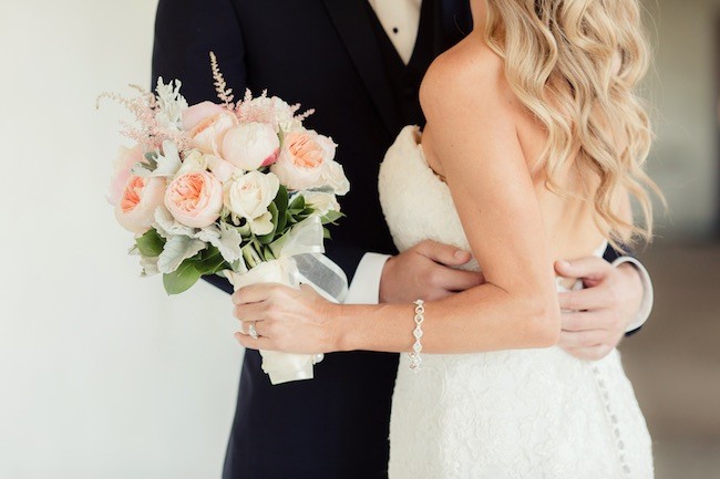 Peach Pink Palos Verdes Wedding - Figlewicz Photography