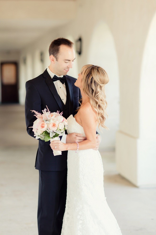 Peach Pink Palos Verdes Wedding - Figlewicz Photography