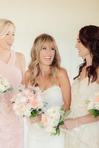 Peach Pink Palos Verdes Wedding - Figlewicz Photography