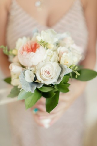 Peach Pink Palos Verdes Wedding - Figlewicz Photography