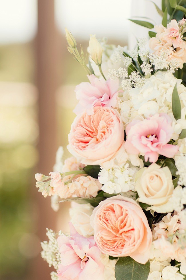 Peach Pink Palos Verdes Wedding - Figlewicz Photography