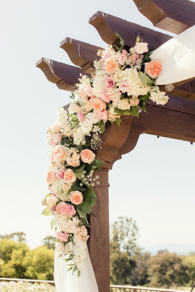 Peach Pink Palos Verdes Wedding - Figlewicz Photography