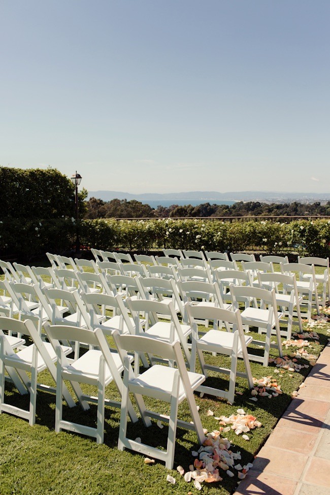 Peach Pink Palos Verdes Wedding - Figlewicz Photography