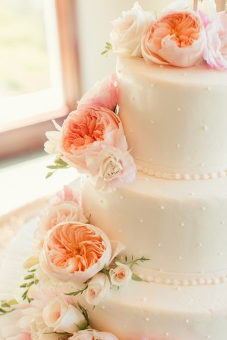 Peach Pink Palos Verdes Wedding - Figlewicz Photography