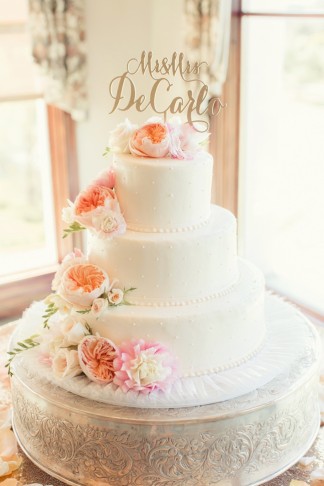 Peach Pink Palos Verdes Wedding - Figlewicz Photography