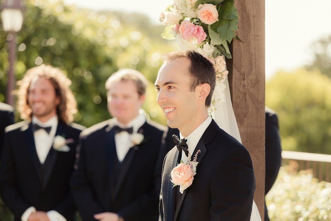 Peach Pink Palos Verdes Wedding - Figlewicz Photography