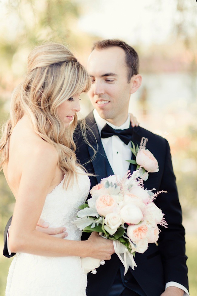 Peach Pink Palos Verdes Wedding - Figlewicz Photography