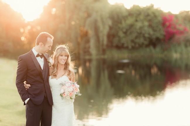 Peach Pink Palos Verdes Wedding - Figlewicz Photography