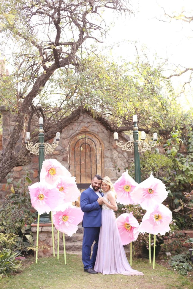 Whimsical Pink Alice in Wonderland Wedding - Hello Love Photography