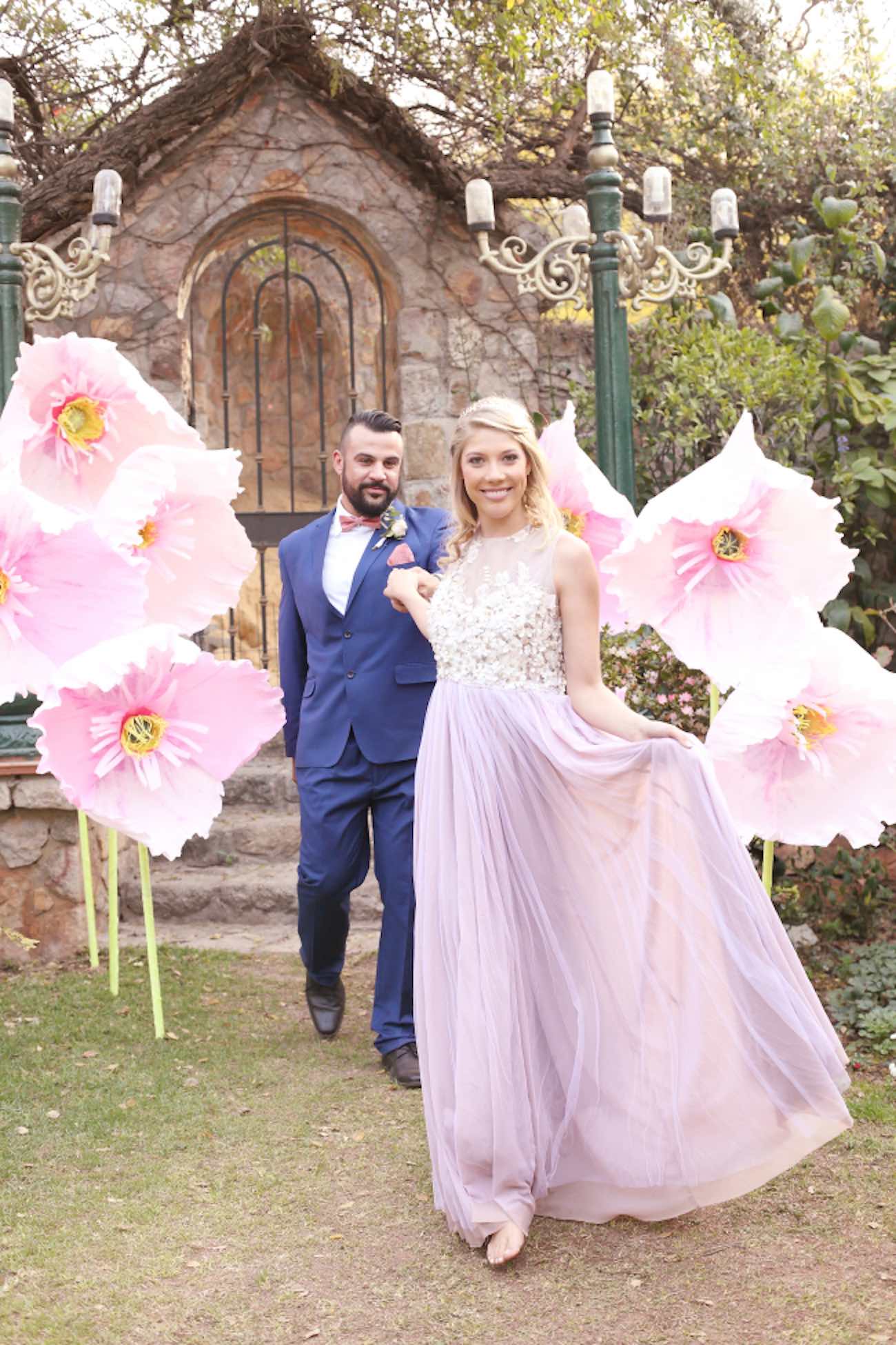 Whimsical Pink Alice in Wonderland Wedding - Hello Love Photography