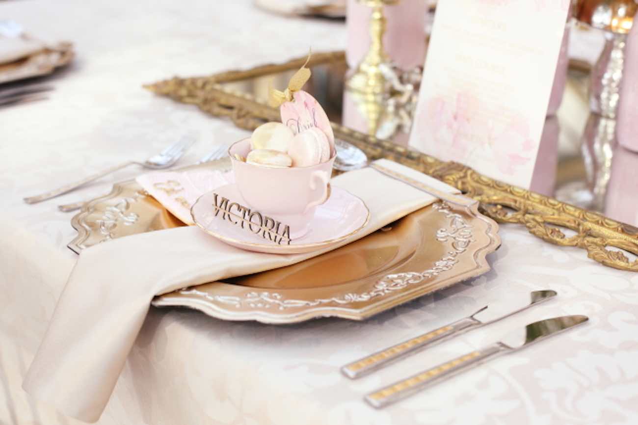 Pink Alice in Wonderland Wedding 56