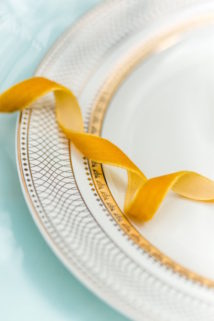 Peach Gold Mint Wedding