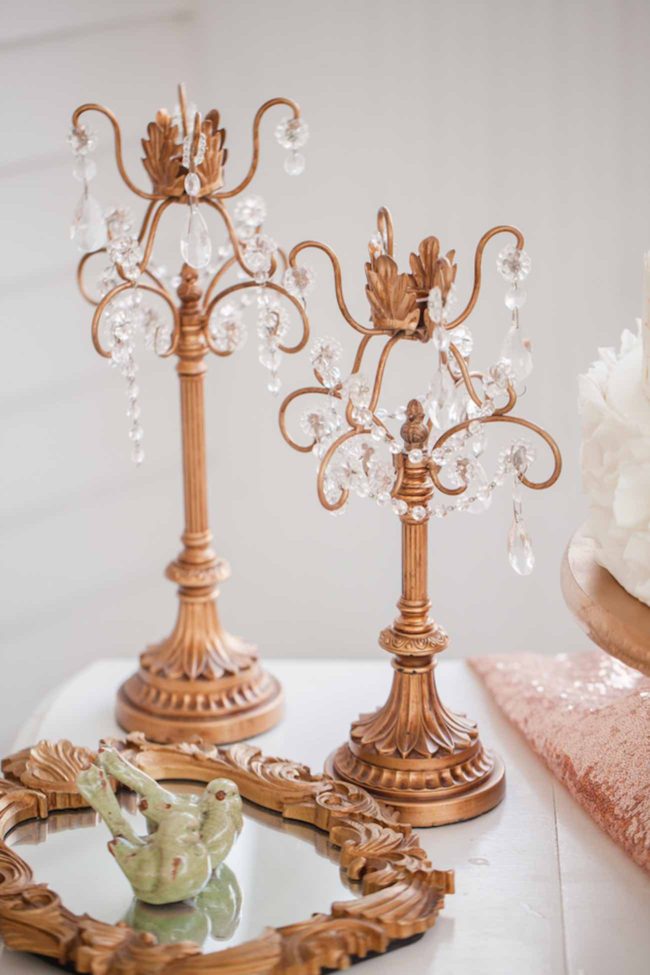 Beautiful Rose, Gold & Ivory Glitter Wedding - Casey Hendrickson Photography