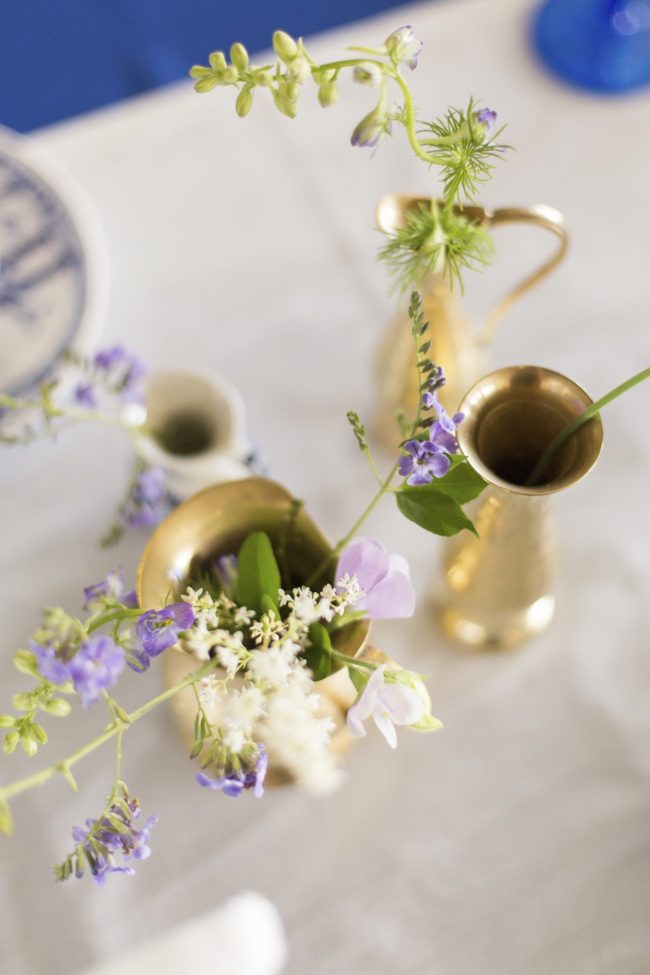 Royal Blue, Gold and White Grecian-inspired Wedding ideas. Sonje Ludwick Photography.