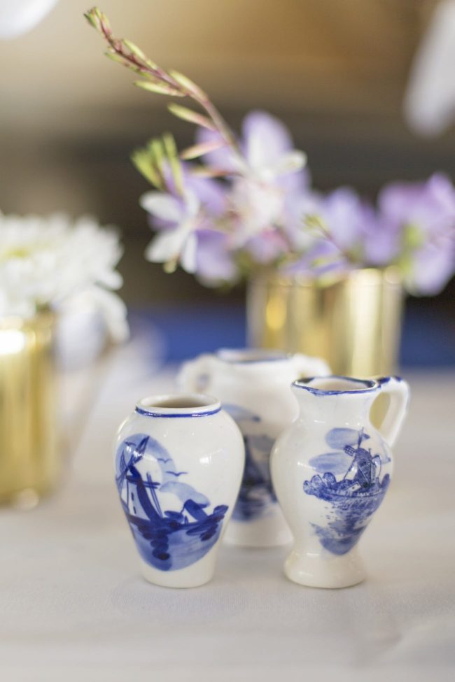 Royal Blue, Gold and White Grecian-inspired Wedding ideas. Sonje Ludwick Photography.