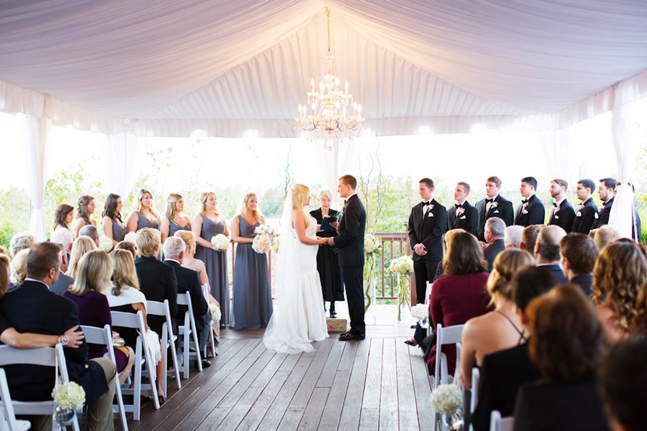 This Soft Blush North Carolina Wedding is filled with classic romance - and peonies! Magnolia Photography