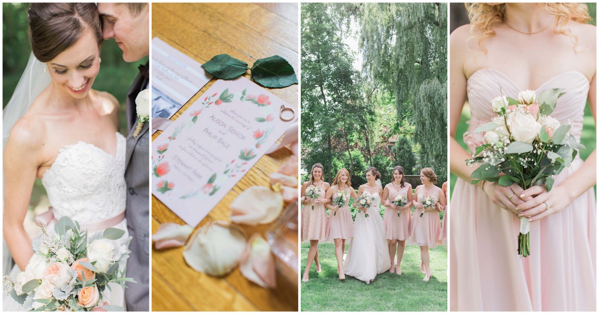 Dreamy summer garden wedding with romantic, rustic barn details - Brittany Lee Photography