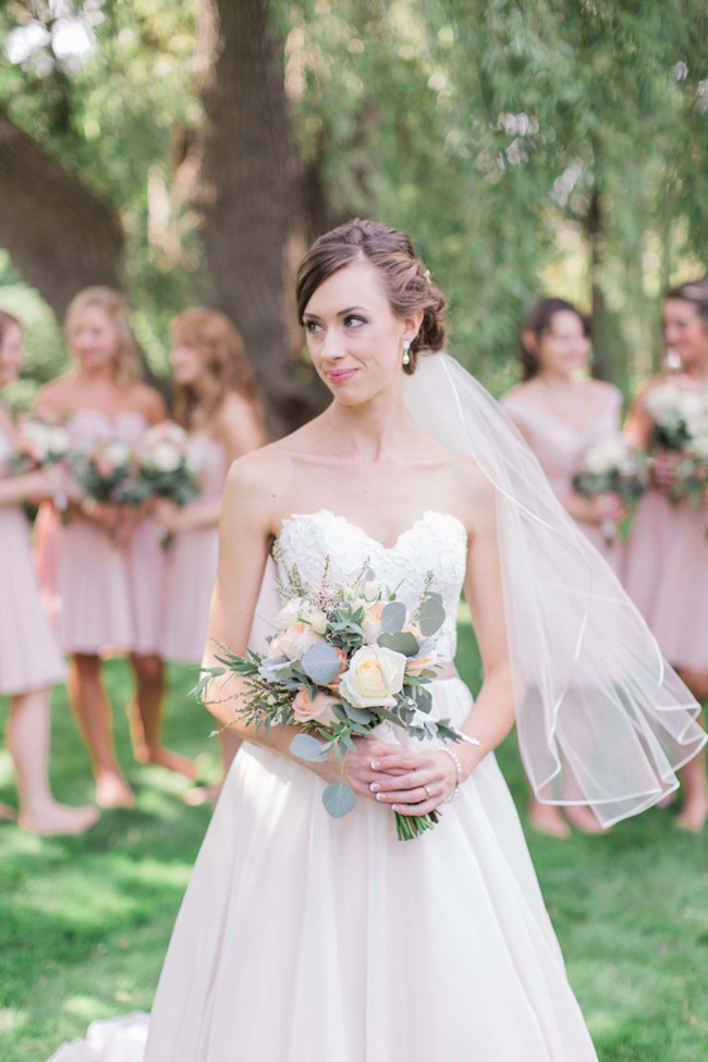 Dreamy summer garden wedding with romantic, rustic barn details - Brittany Lee Photography