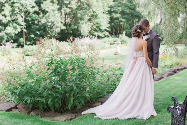 Dreamy summer garden wedding with romantic, rustic barn details - Brittany Lee Photography