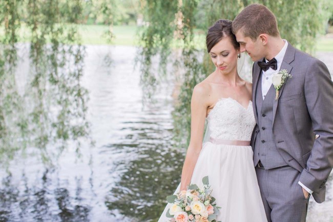 Dreamy summer garden wedding with romantic, rustic barn details - Brittany Lee Photography