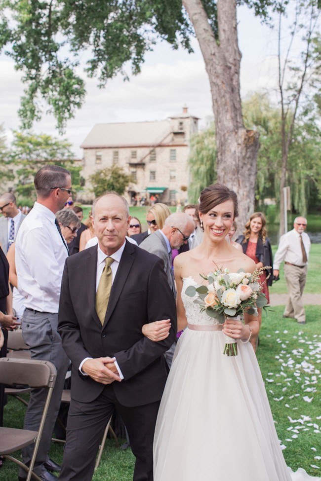 Dreamy summer garden wedding with romantic, rustic barn details - Brittany Lee Photography