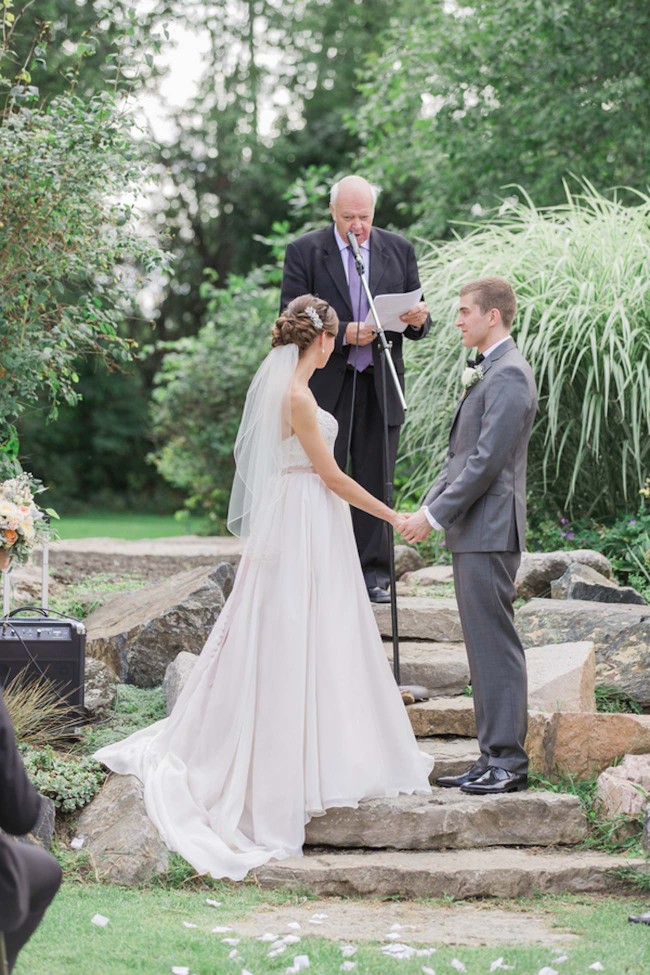 Dreamy summer garden wedding with romantic, rustic barn details - Brittany Lee Photography