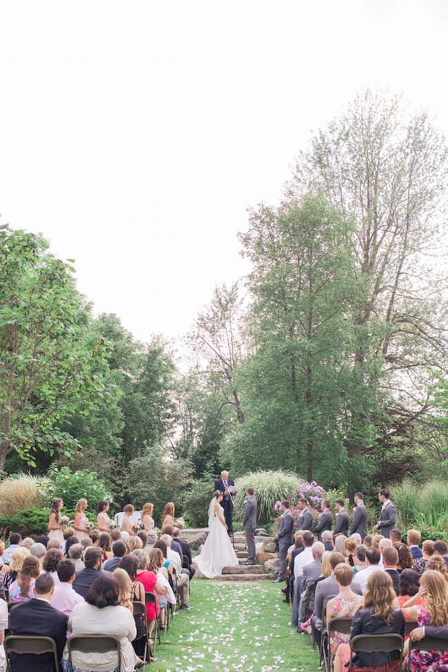 Dreamy summer garden wedding with romantic, rustic barn details - Brittany Lee Photography