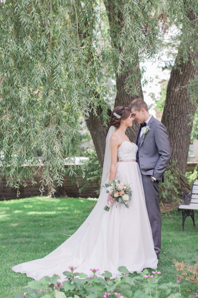 Dreamy summer garden wedding with romantic, rustic barn details - Brittany Lee Photography