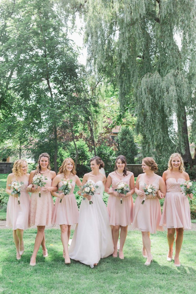 Dreamy summer garden wedding with romantic, rustic barn details - Brittany Lee Photography