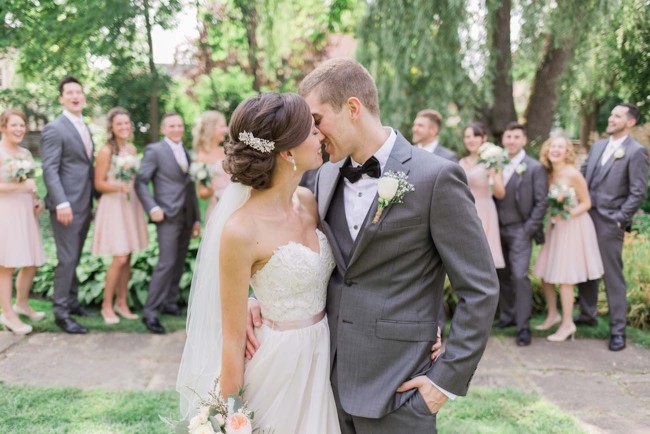 Dreamy summer garden wedding with romantic, rustic barn details - Brittany Lee Photography