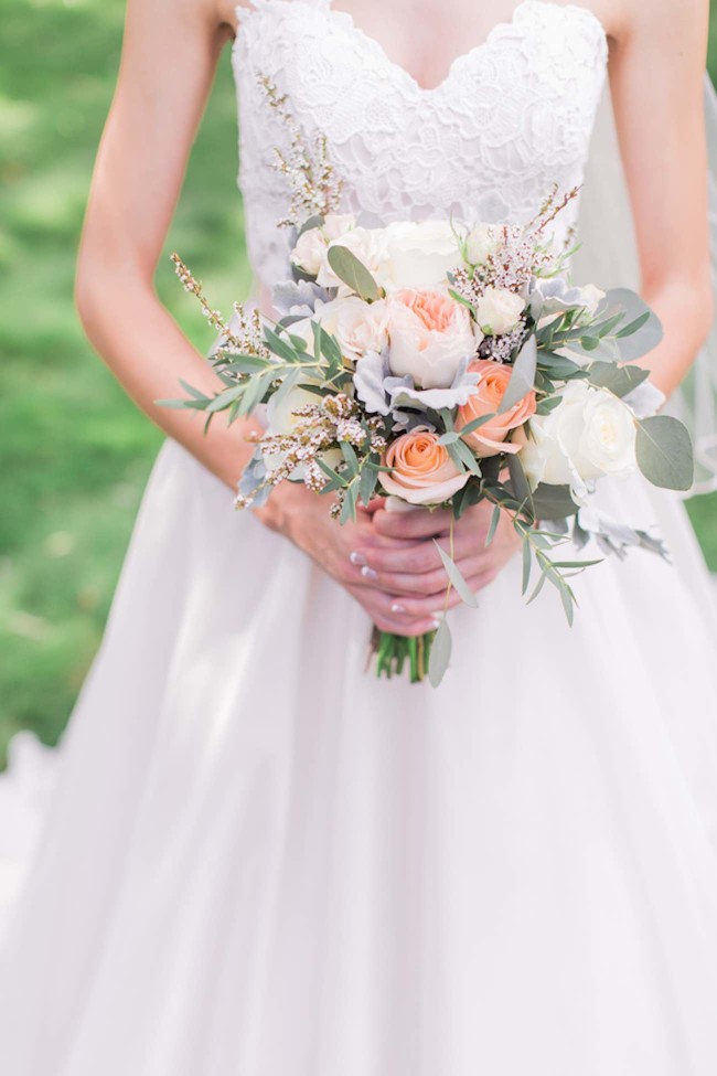 Dreamy summer garden wedding with romantic, rustic barn details - Brittany Lee Photography