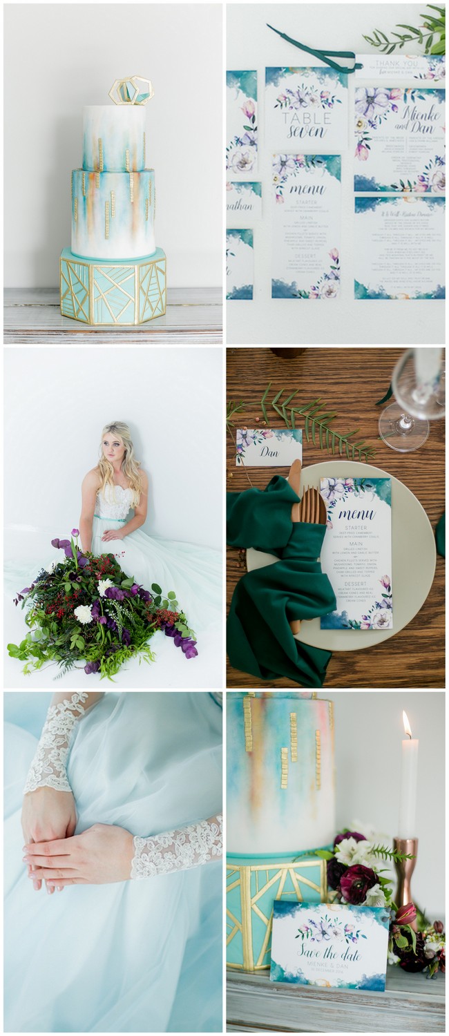 Teal and Gold Wedding Ideas