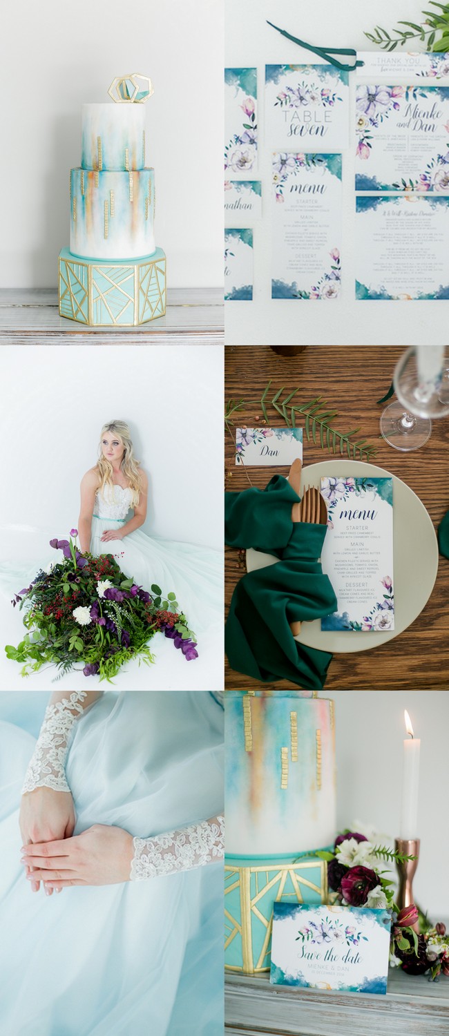 Teal and Gold Wedding Ideas