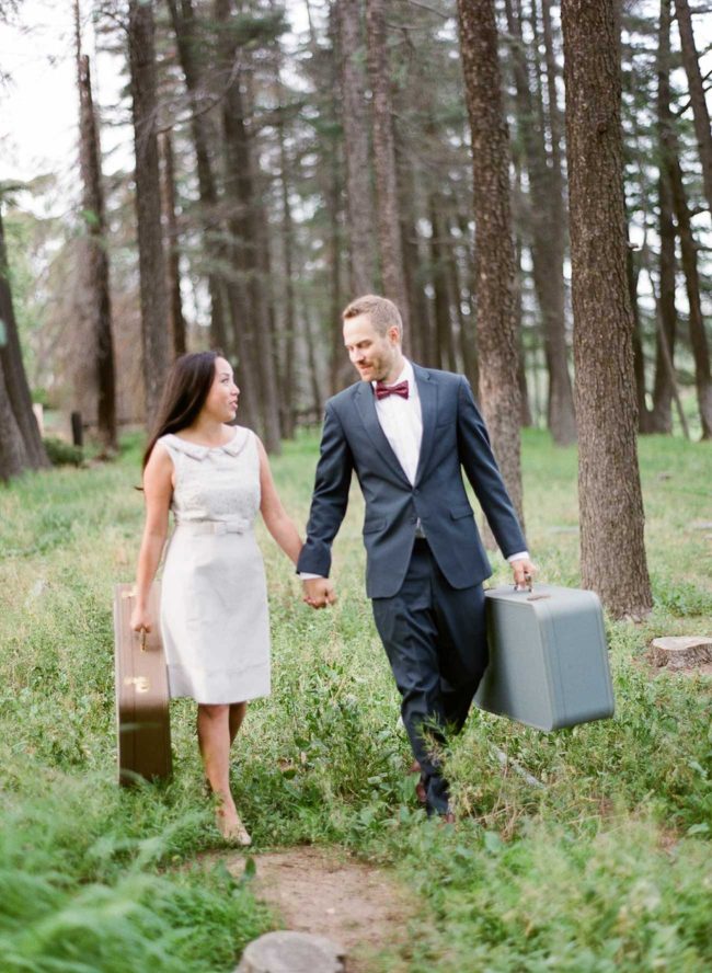 The cutest Travel Themed Engagement Photo Ideas by Bowtie and Bloom