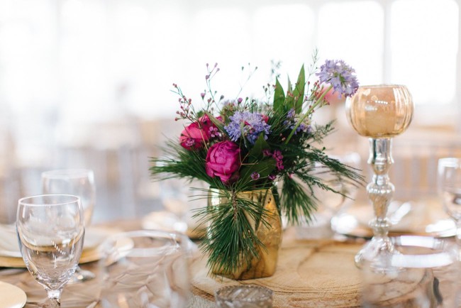 Pink + Lavender Winter Colorado Wedding - Sarah Libby