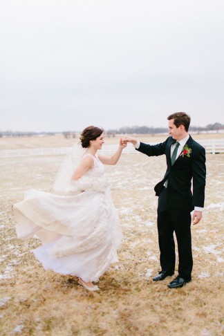 Pink + Lavender Winter Colorado Wedding - Sarah Libby